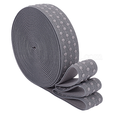 5 ярд плоский полиэфирный эластичный резиновый шнур с вышивкой/лента OCOR-WH0016-10A-1