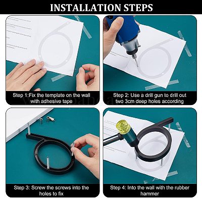 Этикетки с цифрами из цинкового сплава FIND-WH0061-83G-1