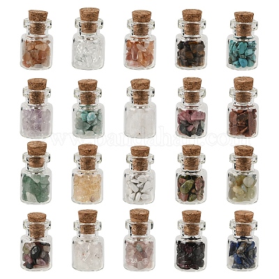 51.5 г 20 вида бусин из натурального драгоценного камня G-YW0002-32-1