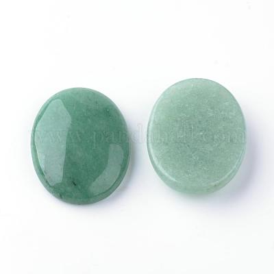 Естественный зеленый авантюрин кабошонов G-S240-28-1