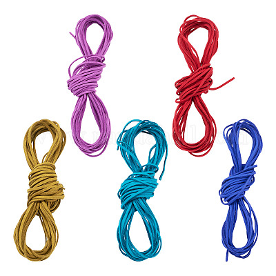 50 м кружева из искусственной замши 5 цветов OCOR-TA0001-89C-1