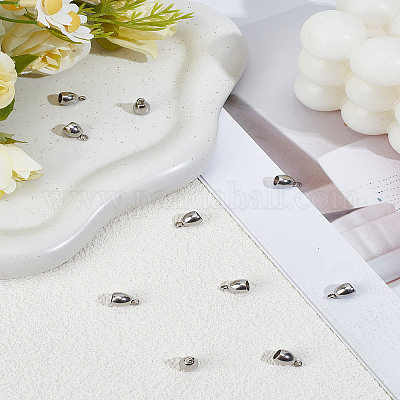 10 шт. наконечники для шнура из нержавеющей стали 201 STAS-LP0005-28B-P-1