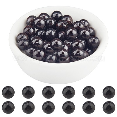 Гранат природный бисер нитей G-AR0001-85-1