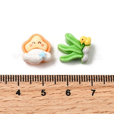 Непрозрачные кабошоны из смолы RESI-K046-08-1