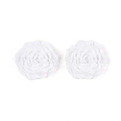 Кабошоны из непрозрачной смолы в виде цветка CRES-T025-28C-02-1