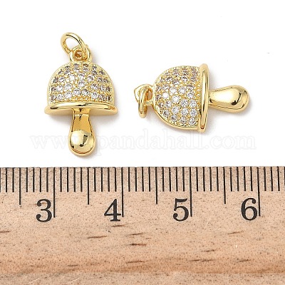 Латунные микро проложить кубического циркония подвески KK-H522-01E-G-1