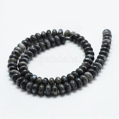 Естественно лабрадорита шарик нити G-R408-5x8-02-1