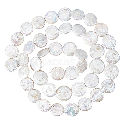 1 нить натуральных бусин из жемчуга Кеши PEAR-HS0001-03-1