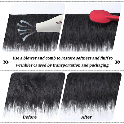 Ткань из искусственной шерсти на Рождество BJEW-WH0514-13A-1