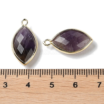 Подвески из натурального аметиста  G-B009-01G-Q-1