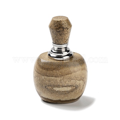 Бутылочки-капельницы с натуральной картиной из яшмы DJEW-K024-01P-01-1