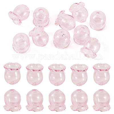 10 шт. стеклянные колпачки для изготовления колокольчиков GLAA-BY0001-05E-1