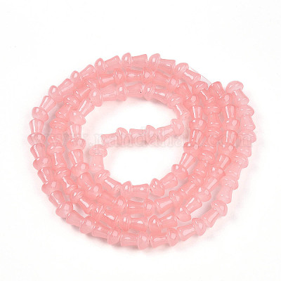 Выпечка окрашенные стеклянные бусины пряди DGLA-N007-01C-1