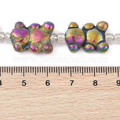 Гальванические натурального пирита бусы пряди G-Q187-02A-1