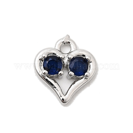 Латунные микро проложить кубического циркония подвески KK-L258-11P-01-1