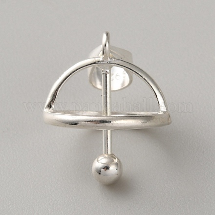 925 стерлингов серебряные подвески STER-WH0035-04S-1