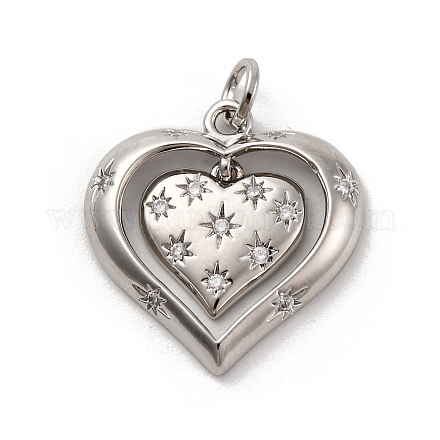 Латунные микро проложить кубического циркония подвески KK-U033-12P-01-1