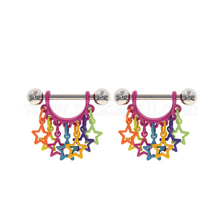 Кольцо-гвоздь для сосков из хирургической нержавеющей стали 316L FS-WG46EAC-01-1