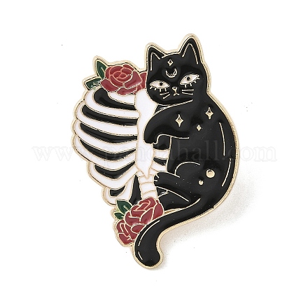 Эмалированные булавки на Хэллоуин JEWB-L021-01B-KCG-1
