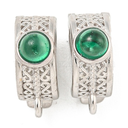 925 серебряная скоба для укорачивания подвесок с кубическим цирконием STER-U001-12A-P-1