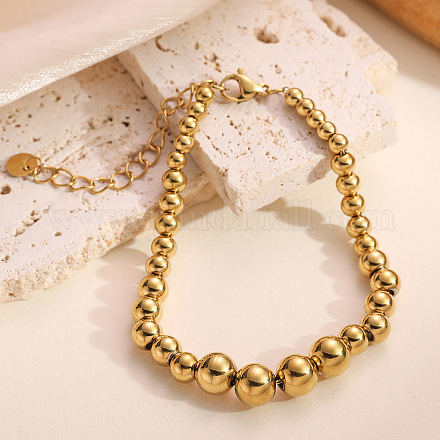 Браслеты из нержавеющей стали 304 для женщин BJEW-Z136-02G-1