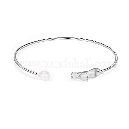 Модный браслет-манжета из стерлингового серебра 925 пробы JB225A-1