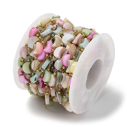 Ионное покрытие (ip) настоящие 18-каратные позолоченные цепочки из нержавеющей стали 316 AJEW-Z026-02D-1