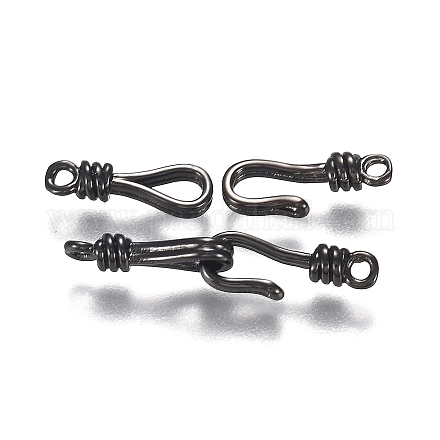 Крюк и глаз латунные застежки KK-F120-016B-1