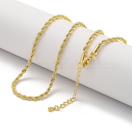 Ожерелья-цепочки из латуни для женщин NJEW-G084-20G-1