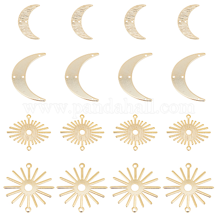 16 шт. 4 стиля латунных компонентов люстры соединения KK-FH0006-57-1