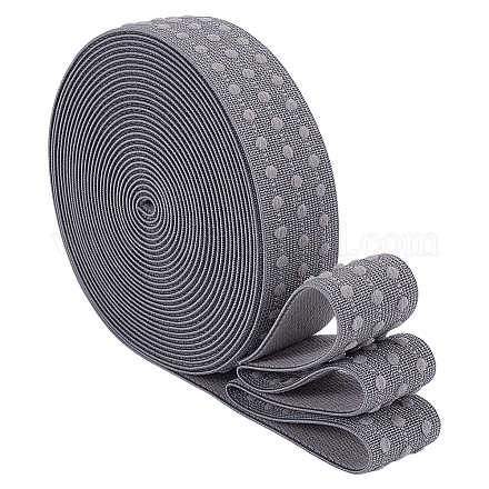 5 ярд плоский полиэфирный эластичный резиновый шнур с вышивкой/лента OCOR-WH0016-10A-1