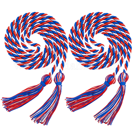 Веревка чести выпускной полиэстер AJEW-WH0314-317C-1