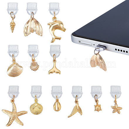 12шт пластиковые мобильные пылезащитные заглушки HJEW-OC00246-1