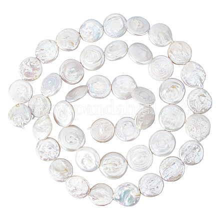 1 нить натуральных бусин из жемчуга Кеши PEAR-HS0001-03-1