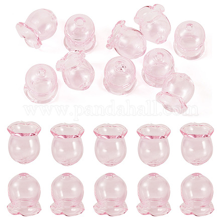 10 шт. стеклянные колпачки для изготовления колокольчиков GLAA-BY0001-05E-1