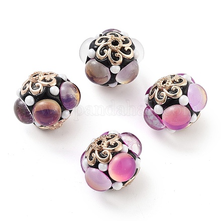 Индонезийские бусины ручной работы FIND-Q106-34-1