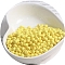 Macaron Baking Paint Glass Seed Beads, Fringe Teardrop Beads, Yellow, 5mm, 10g/Set