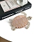 Turtle Cellulose Acetate Claw Hair Clips, Hair Accessories for Women & Girls, Dark Salmon, 110x78mm