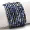 Natural Blue Spot Jasper Beads Strands, Column, 5x3mm, Hole: 1mm, about 72pcs/strand, 15.04''(38.2cm)