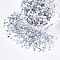 Shining Nail Art Glitter, Manicure Sequins, DIY Sparkly Paillette Tips Nail, Star, Silver, 2.5x2.5x0.3mm