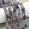 Raw Rough Natural Colorful Fluorite Beads Strands, Nuggets, 6~24x7~16x4~10mm, Hole: 1mm, about 25~38pcs/strand, 15.35~15.94''(39~40.5cm)