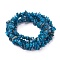 Natural Apatite Beads Strands, Chip, 4~13x3~12x1~6mm, Hole: 1mm, about 31.50''(80cm)
