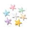 Sea Animal Opaque Resin Cabochons, Starfish, Mixed Color, 37x38x9mm