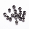 Iron Spacer Beads, Round, Gunmetal, 3mm in diameter, 3mm thick, Hole: 1.2mm