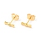 304 Stainless Steel Tiny Candy Stud Earrings with 316 Stainless Steel Pins for Women, Golden, 2.5x8.5mm, Pin: 0.6mm