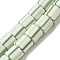 Polymer Clay Beads Strands, Column, Honeydew, 6~6.5x6~6.5mm, Hole: 1.2mm, about 61~64pcs/strand, 15.55~15.94''(39.5~40.5cm)