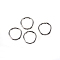 Tarnish Resistant 304 Stainless Steel Jump Rings, Open Jump Rings, Stainless Steel Color, 8x0.9mm, Inner Diameter: 6.2mm