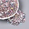 Plastic & Resin & Glass Shining Nail Art Glitter, Manicure Sequins, DIY Sparkly Paillette Tips Nail, Mixed Shapes, Rosy Brown, 2~6x2~7x0.3~1.5mm, about 28125pcs/bag