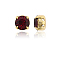 Preciosa® MAXIMA Crystal in Sew-On Cup, Czech Crystal, 719 37 081 Chaton(Round), Golden, 90120 Garnet, SS39(8.15~8.4mm)