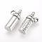 Tibetan Style Alloy Pendants, Cadmium Free & Lead Free, Feeding-bottle, Antique Silver, 20x10x6.5mm, Hole: 2mm, about 340pcs/1000g
